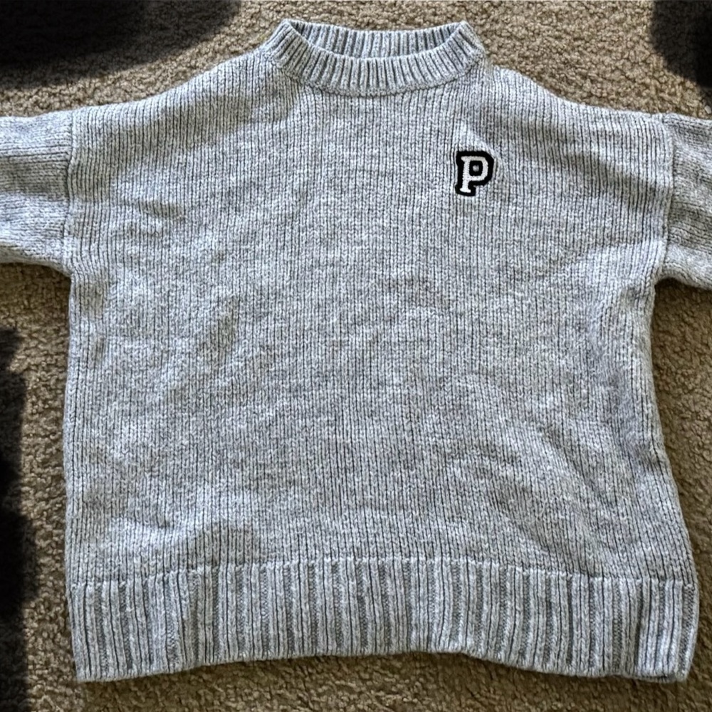 PINK Gray Sweater